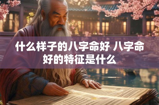 什么样子的八字命好 八字命好的特征是什么