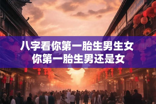 八字看你第一胎生男生女 你第一胎生男还是女