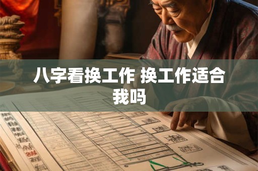 八字看换工作 换工作适合我吗