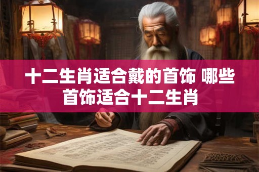 十二生肖适合戴的首饰 哪些首饰适合十二生肖 十二生肖适合戴的首饰 哪些首饰适合十二生肖