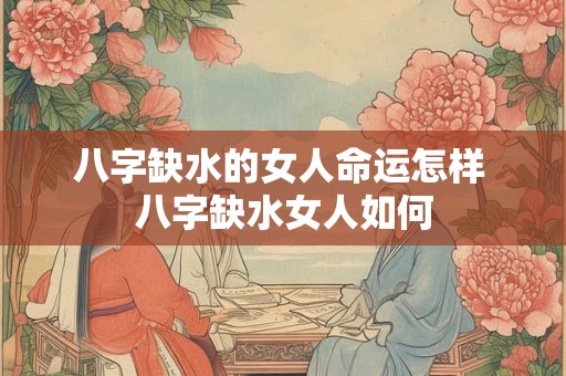 八字缺水的女人命运怎样 八字缺水女人如何