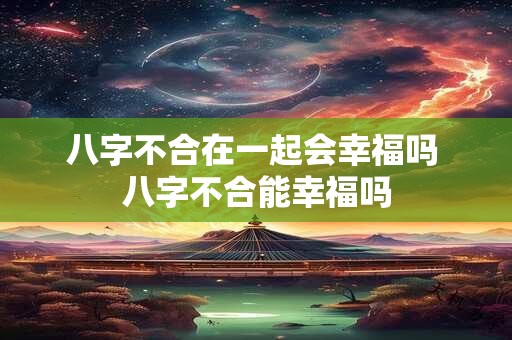八字不合在一起会幸福吗 八字不合能幸福吗
