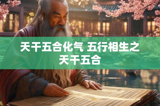 天干五合化气 五行相生之天干五合