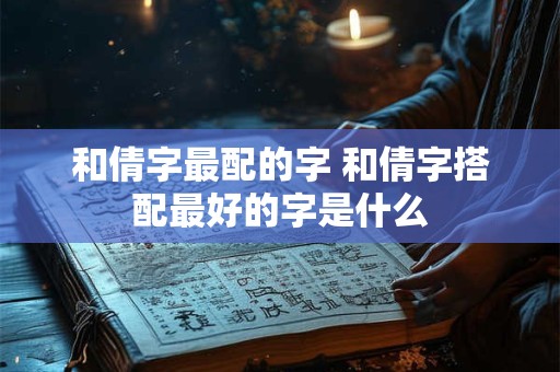 和倩字最配的字 和倩字搭配最好的字是什么