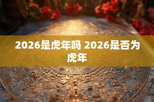 2026是虎年吗 2026是否为虎年