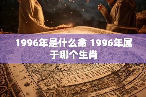 1996年是什么命 1996年属于哪个生肖