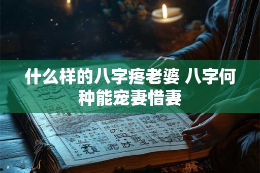 什么样的八字疼老婆 八字何种能宠妻惜妻