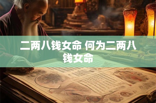二两八钱女命 何为二两八钱女命