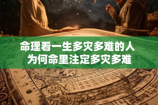 命理看一生多灾多难的人 为何命里注定多灾多难 命理看一生多灾多难的人 为何命里注定多灾多难