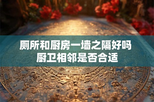 厕所和厨房一墙之隔好吗 厨卫相邻是否合适 厕所和厨房一墙之隔好吗 厨卫相邻是否合适