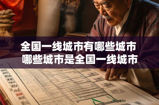 全国一线城市有哪些城市 哪些城市是全国一线城市 全国一线城市有哪些城市 哪些城市是全国一线城市