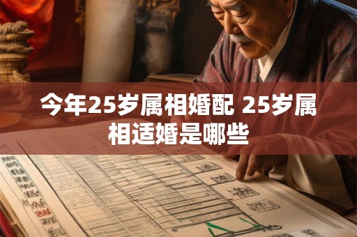 今年25岁属相婚配 25岁属相适婚是哪些 今年25岁属相婚配 25岁属相适婚是哪些