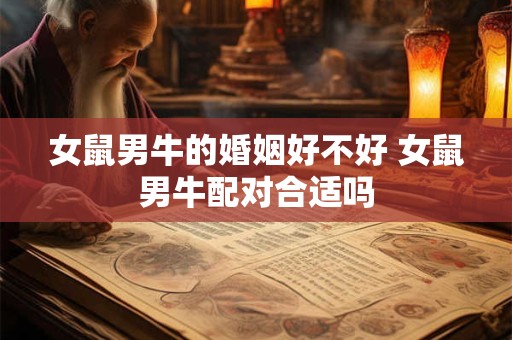 女鼠男牛的婚姻好不好 女鼠男牛配对合适吗