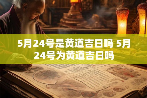 5月24号是黄道吉日吗 5月24号为黄道吉日吗