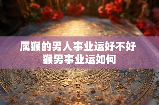 属猴的男人事业运好不好 猴男事业运如何