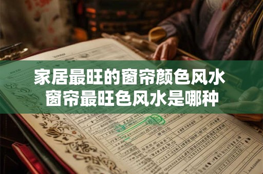 家居最旺的窗帘颜色风水 窗帘最旺色风水是哪种 家居最旺的窗帘颜色风水 窗帘最旺色风水是哪种