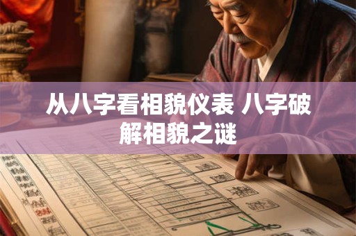 从八字看相貌仪表 八字破解相貌之谜 从八字看相貌仪表 八字破解相貌之谜