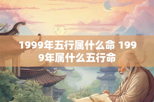 1999年五行属什么命 1999年属什么五行命 1999年五行属什么命 1999年属什么五行命