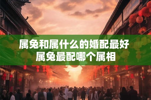 属兔和属什么的婚配最好 属兔最配哪个属相 属兔和属什么的婚配最好 属兔最配哪个属相