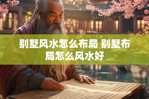 别墅风水怎么布局 别墅布局怎么风水好