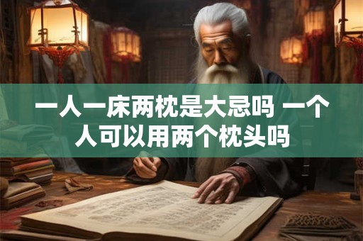 一人一床两枕是大忌吗 一个人可以用两个枕头吗