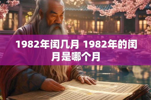 1982年闰几月 1982年的闰月是哪个月 1982年闰几月 1982年的闰月是哪个月