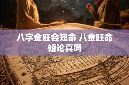 八字金旺会短命 八金旺命短论真吗