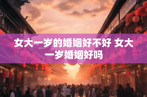 女大一岁的婚姻好不好 女大一岁婚姻好吗