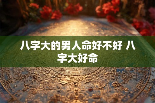 八字大的男人命好不好 八字大好命 八字大的男人命好不好 八字大好命