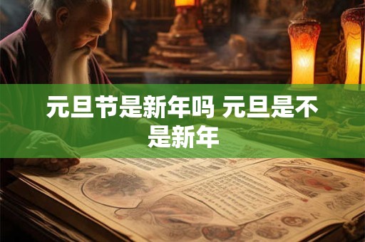 元旦节是新年吗 元旦是不是新年