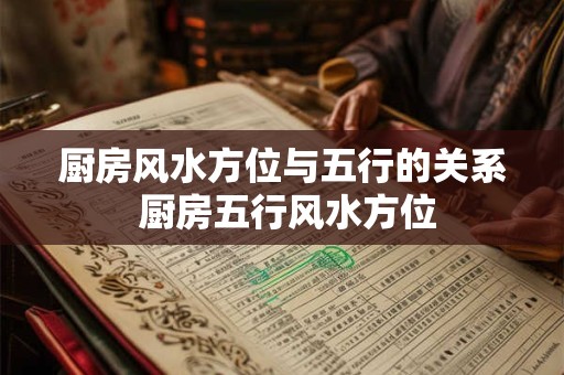 厨房风水方位与五行的关系 厨房五行风水方位