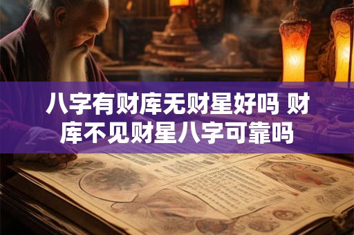 八字有财库无财星好吗 财库不见财星八字可靠吗
