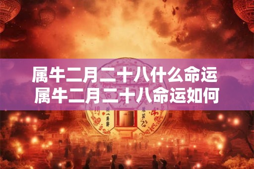 属牛二月二十八什么命运 属牛二月二十八命运如何