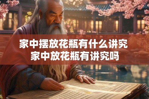 家中摆放花瓶有什么讲究 家中放花瓶有讲究吗
