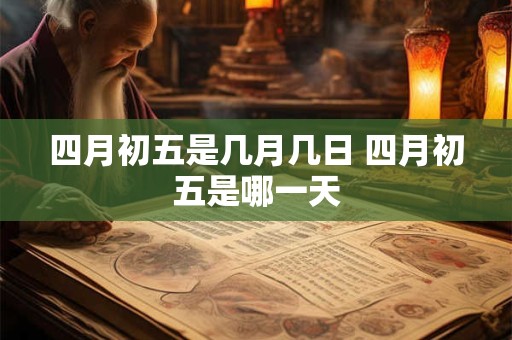 四月初五是几月几日 四月初五是哪一天