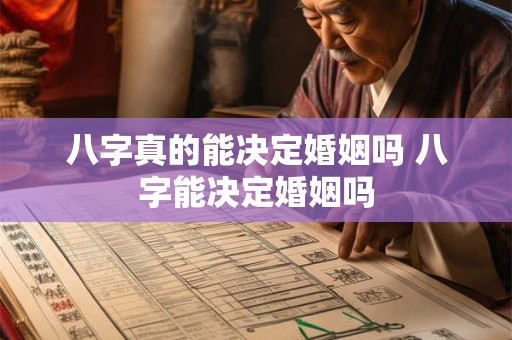 八字真的能决定婚姻吗 八字能决定婚姻吗 八字真的能决定婚姻吗 八字能决定婚姻吗