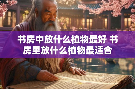书房中放什么植物最好 书房里放什么植物最适合 书房中放什么植物最好 书房里放什么植物最适合