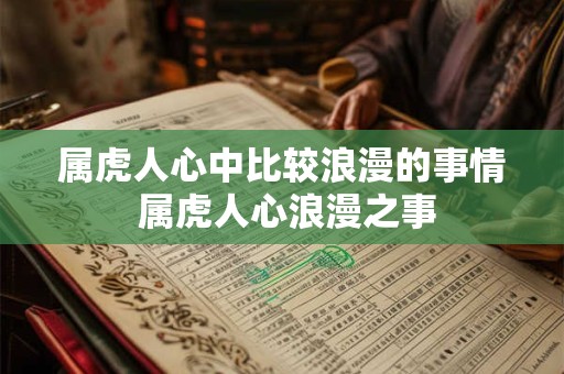属虎人心中比较浪漫的事情 属虎人心浪漫之事