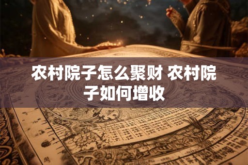 农村院子怎么聚财 农村院子如何增收
