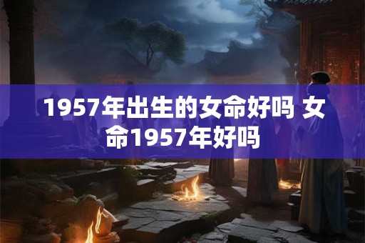 1957年出生的女命好吗 女命1957年好吗 1957年出生的女命好吗 女命1957年好吗
