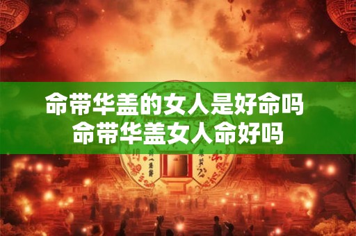 命带华盖的女人是好命吗 命带华盖女人命好吗