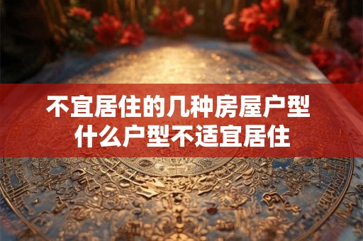 不宜居住的几种房屋户型 什么户型不适宜居住