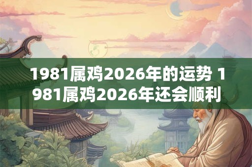 1981属鸡2026年的运势 1981属鸡2026年还会顺利吗