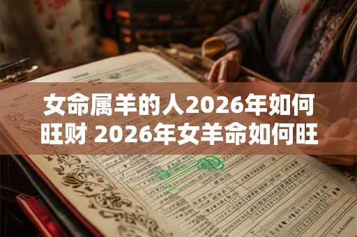 女命属羊的人2026年如何旺财 2026年女羊命如何旺财