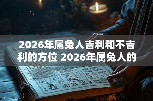 2026年属兔人吉利和不吉利的方位 2026年属兔人的吉凶方位