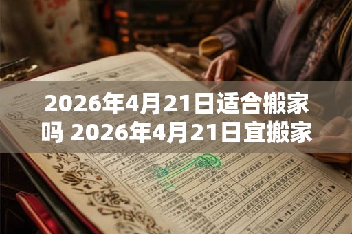 2026年4月21日适合搬家吗 2026年4月21日宜搬家
