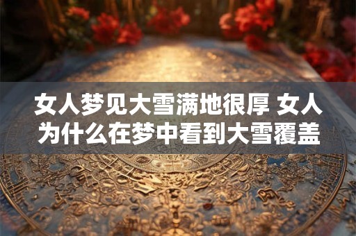 女人梦见大雪满地很厚 女人为什么在梦中看到大雪覆盖大地