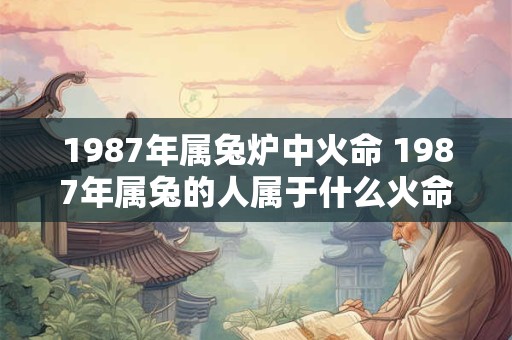 1987年属兔炉中火命 1987年属兔的人属于什么火命