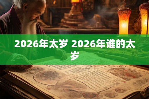 2026年太岁 2026年谁的太岁 2026年太岁 2026年谁的太岁