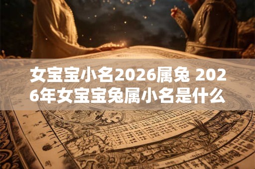 女宝宝小名2026属兔 2026年女宝宝兔属小名是什么